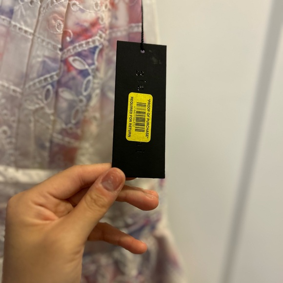 NWT Gianni Bini Crista Eyelet Dress in Cosmos - Picture 6 of 12